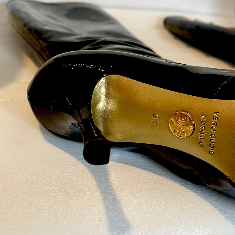 Dolce and Gabbana Heeled Boots With Original Tag.